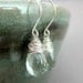 Green Amethyst Earrings Sterling Silver, February Birthstone Earrings, Gemstone Dangle Earrings, aubepine