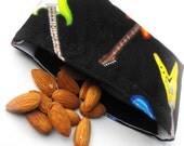 Reusable Snack Bag -- Guitars