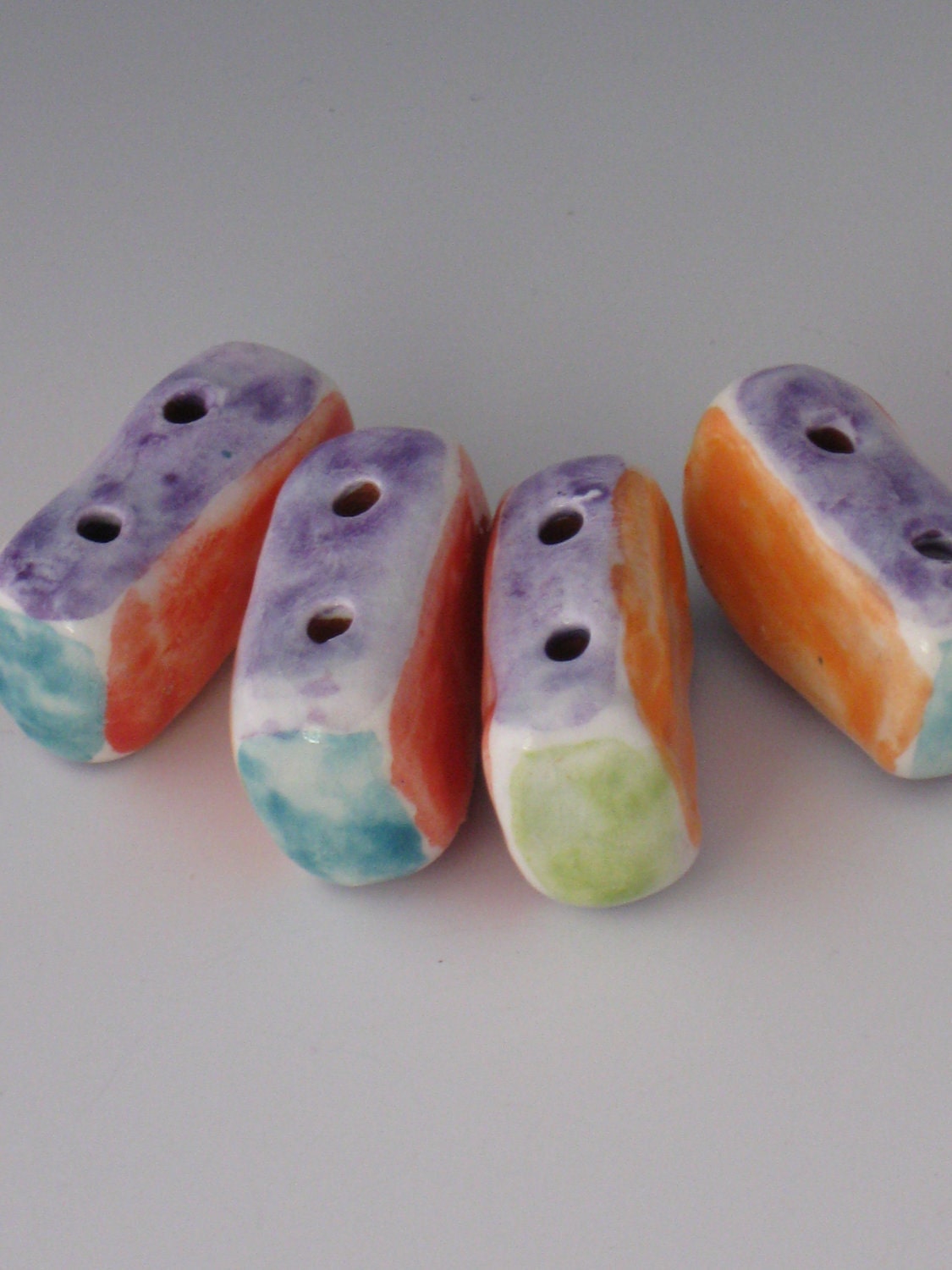 Ceramic Beads, Square Ceramic Beads, Ceramic beads, Bead, Multicolored Beads