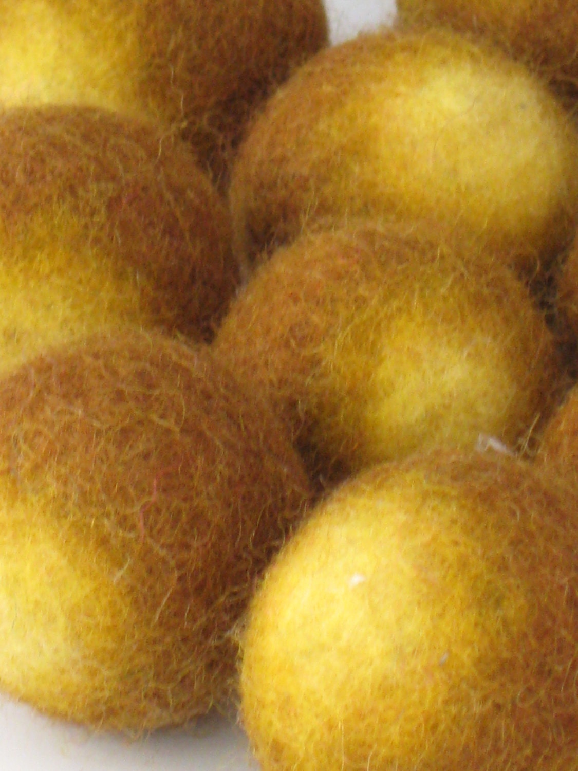 Felted beads, Felted Wool Beads, Hand Made Felted Beads