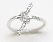 Silver Forget Me Knot Ring