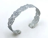 Vintage Petite Lace Cuff Bracelet - Sterling Silver