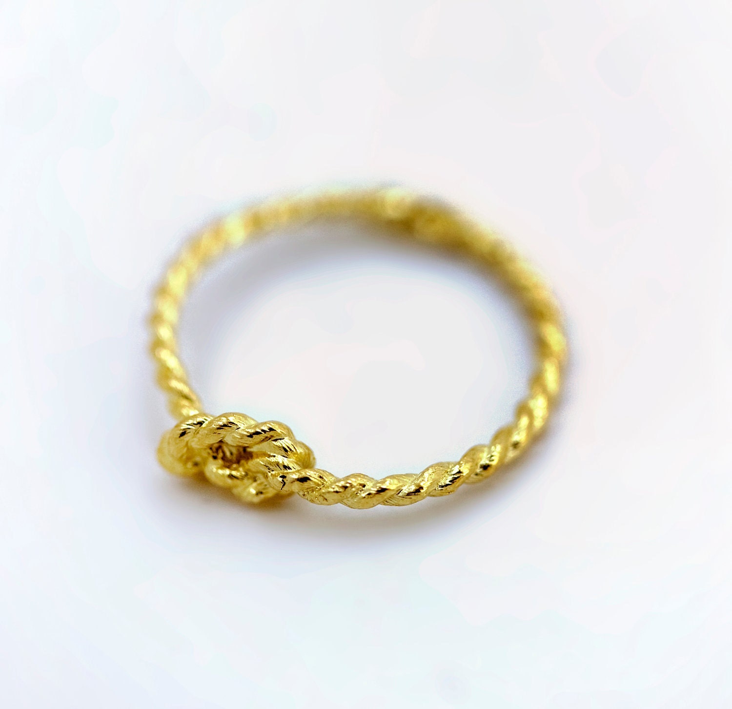 Pinky Promise Ring - 14K Yellow Gold