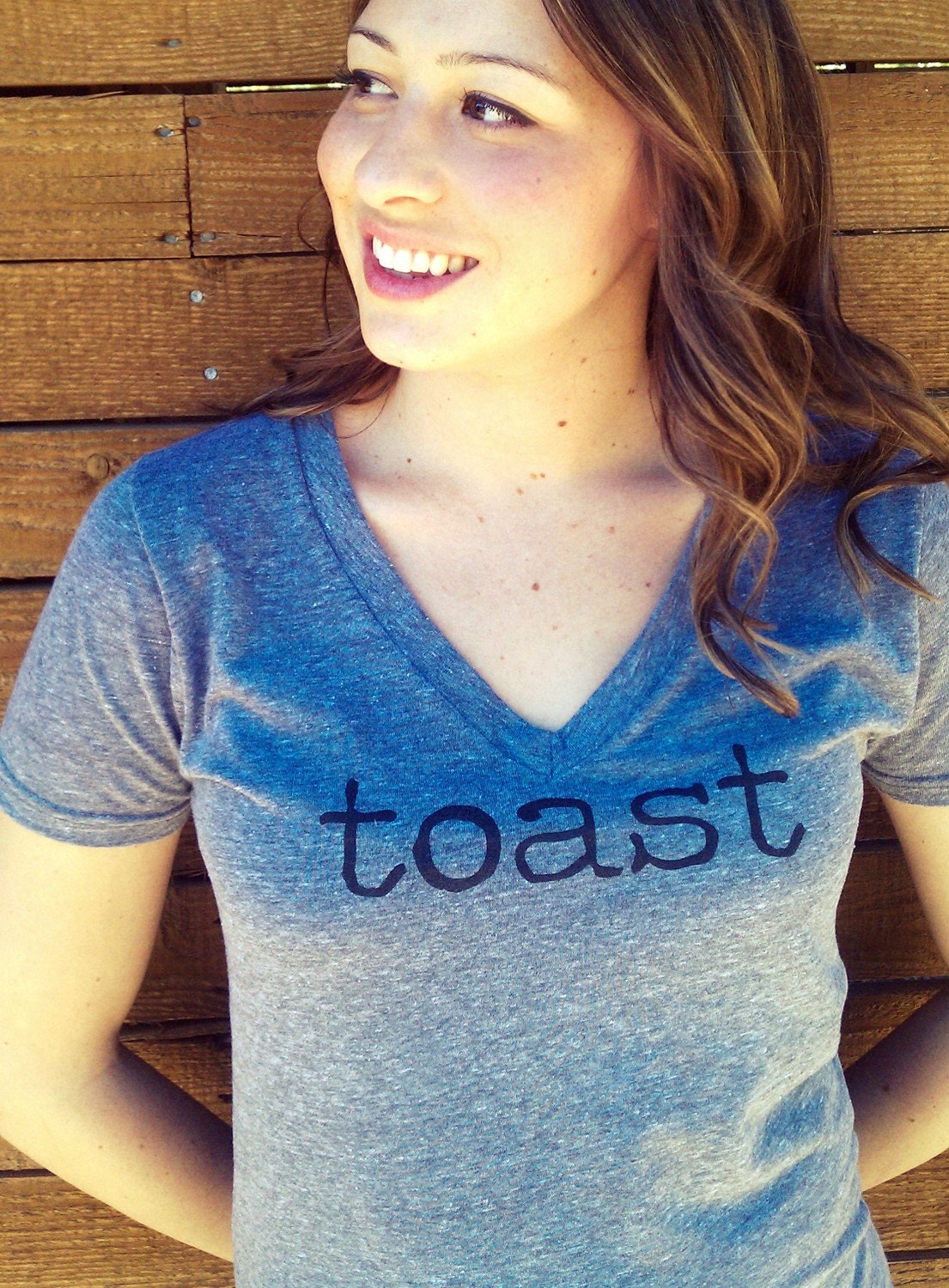 Let's TOAST womens t-shirt/tee- L.XL