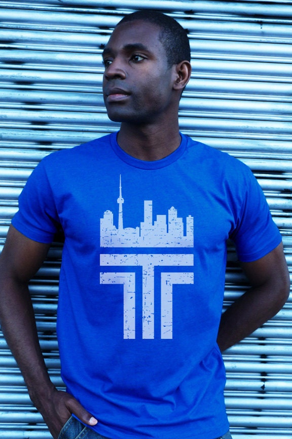 RETRO STYLE TORONTO tshirt (Blue)