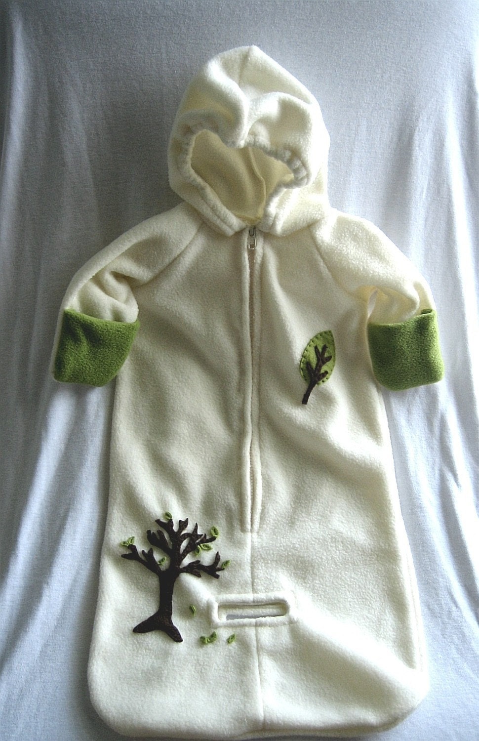 Fleece Bunting with Carseat Buckle Opening