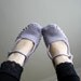 Free Shipping Silver Grey Slippers Mothers Day Gift Under 35