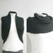 Free Shipping Infinity Loop Scarf Black For Her for women  and Gift under 60 Mothers Day Gift