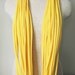 Jersey Tee Circle Scarf - Daisy Yellow - Daffodil - Sunflower - Lemon