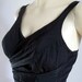 Vintage Swimsuit Draped PinUp Covergirl Bombshell Swim suit Catalina Black