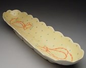 SALE : Oblong Dove Dish