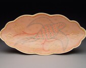 SALE : Serving Vessel with Flycatcher