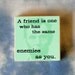 ABRAHAM LINCOLN Tie Tack - A friend is one who has the same enemies