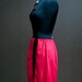Vintage Neon Red Slip - "Midnight Hour" Underskirt Petticoat