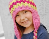 Zaggy Beanie - Kids Custom Crochet Earflap Hat