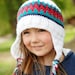 Old School Beanie with Earflaps - Kids Custom Crochet Hat