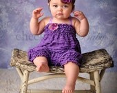 Ruffle Romper LILAC - by Cheeky Chic Baby