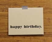 simple notes. happy birthday