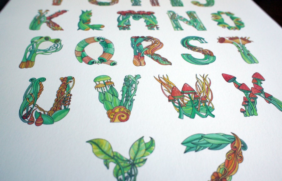ORGANIC ABC / Mini Poster