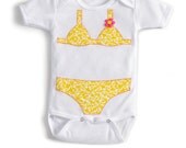 Yellow Baby Bikini Onesie