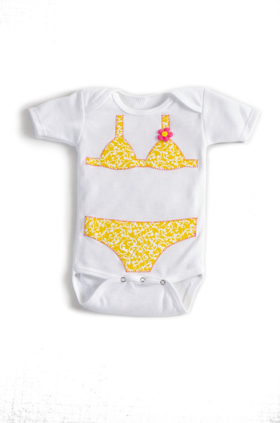 Yellow Baby Bikini Onesie