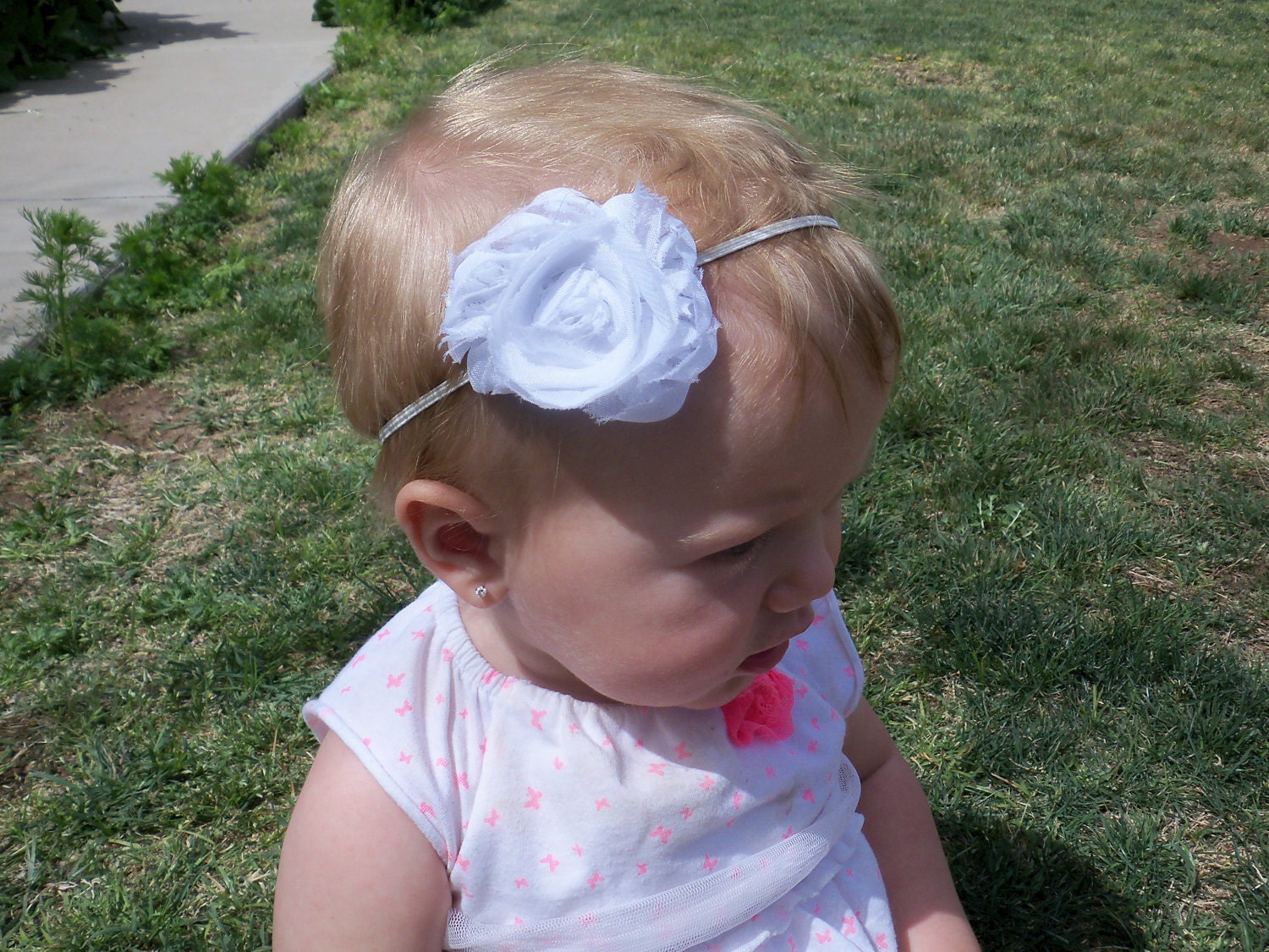 Shabby Chiffon Flower Headband