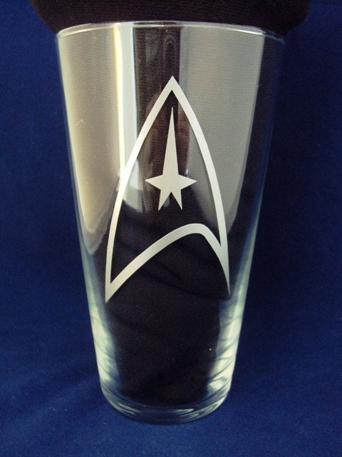 Etched Star Trek Trekkie Hiball Tumbler by Jackglass on Etsy