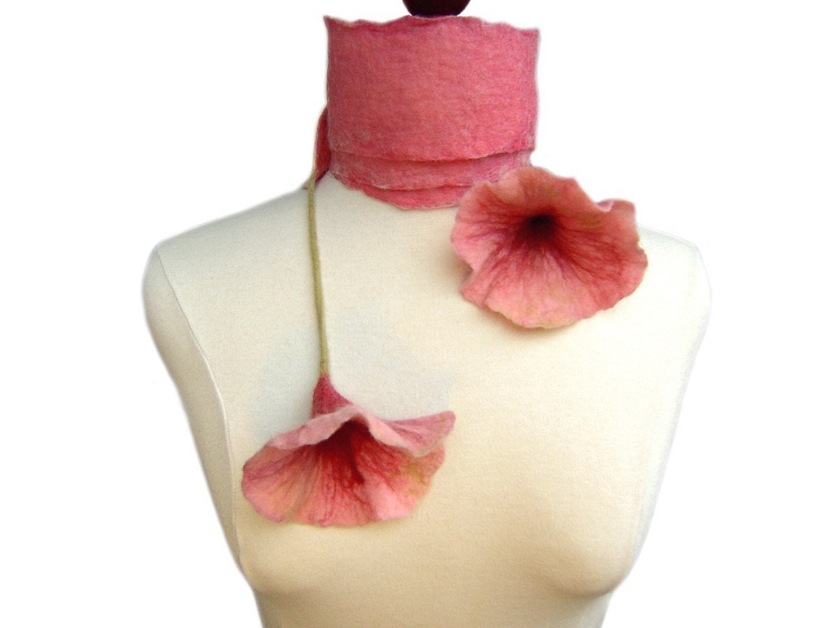 Yes, I will Scarf, Bridal Scarflette with Flowers