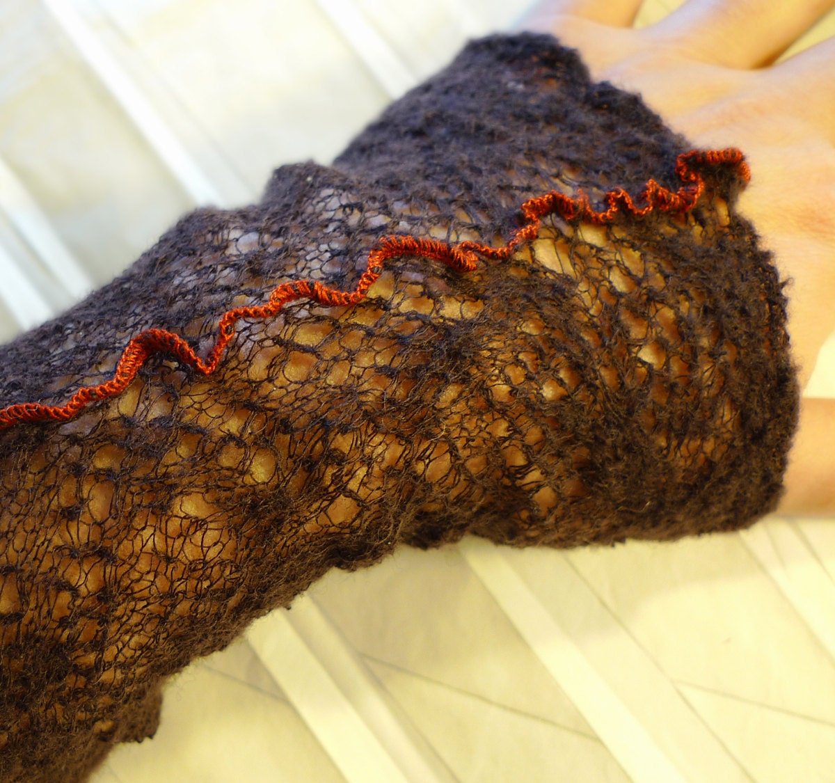 Brown Arm Warmers