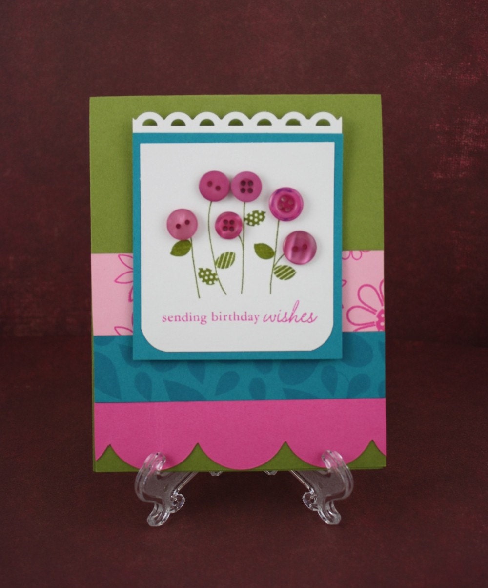 Birthday Wishes Handmade Card