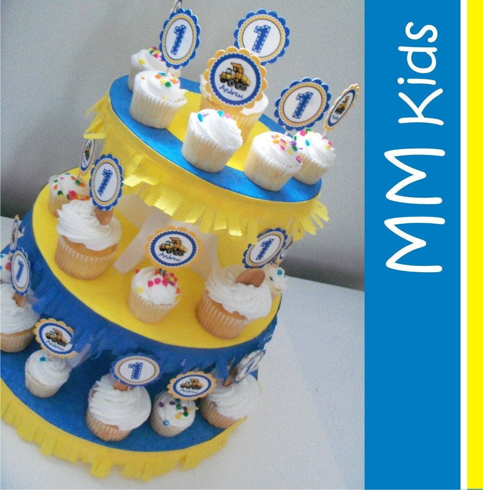 Decorated Cupcake Stand - Choose your color Il_170x135