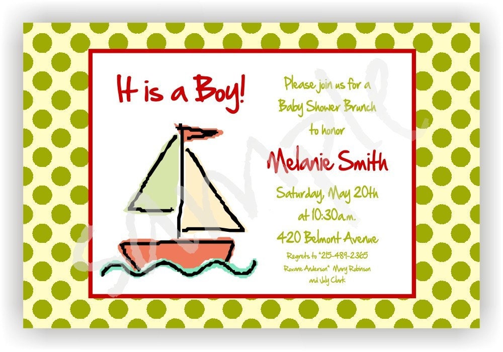 Baby Shower Invitations with Envelopes - Set of 20 Il_570xn