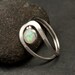 Opal Ring- Silver Opal Ring- Gemstone Ring- Sterling Silver Stone Ring- handmade sterling silver jewelry: sizes 4 -10