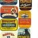 10 OLD Vintage Sardine Labels from Maine--Great Graphics--Scrapbooking and Altered Art