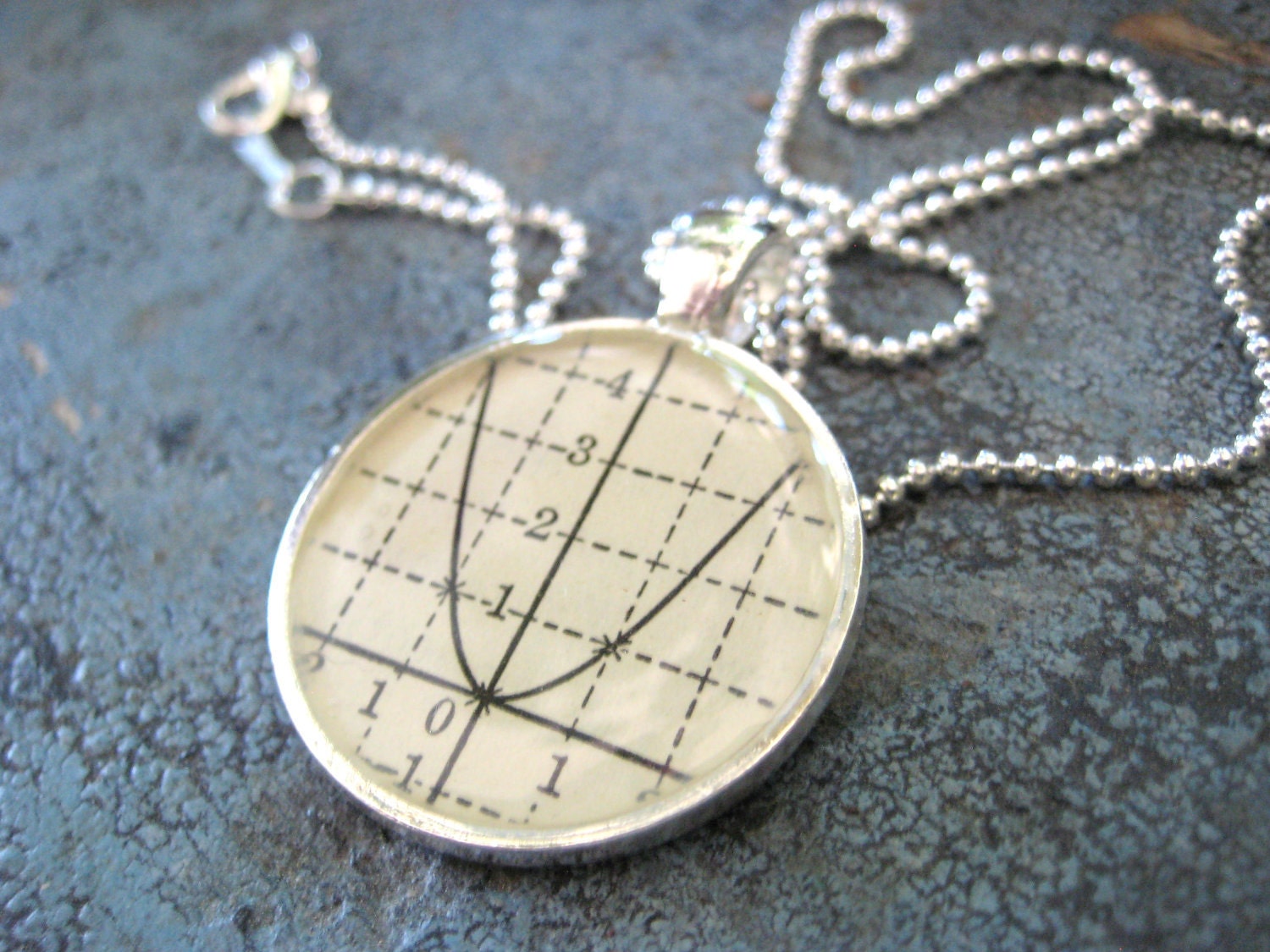Silver Parabola Pendant