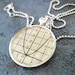 Silver Parabola Pendant
