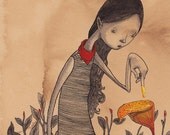 The Intoxicating Honey Flower giclee print