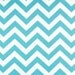 Premier Prints Fabric Zig Zag Chevron in Girly Blue Twill - Fat Quarter