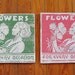 Vintage Style Wooden Flowers Sign 14x14