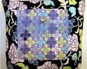 Small Over Shoulder - Cross Body Purse - Purple Blue Green