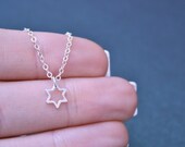 Teeny Tiny Star of David Necklace
