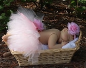 Cole Baby Tutus- Design your Own- Sizes Newborn-12M Rose Tutu and Headband Ships in 1-2 DAYS