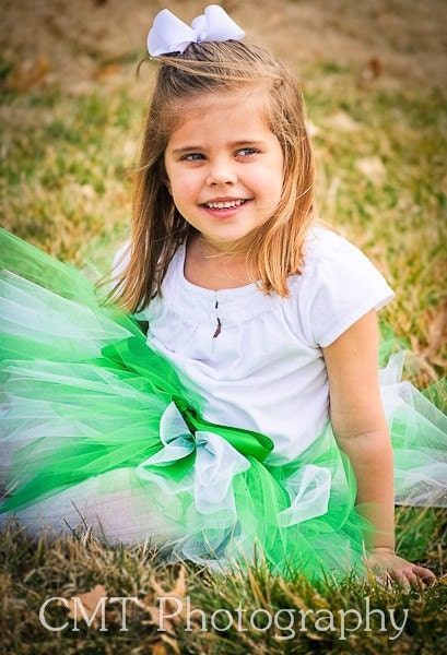 St. Patrick's Day Lucky Green Day Tutu Sizes Newborn to 6 Ships in 2-3 DAYS