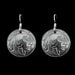 Coin Jewelry Vintage Buffalo Nickle Earrings Boho Chic Native American Indian Head