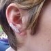 Stud Earrings Sterling Silver Jewelry Feather Design