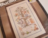 All Creatures Animal Bucilla Counted Cross Stitch Kit Unused 1994