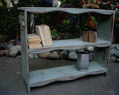 Wood Shelf - Wooden Furniture, Shabby Cottage, Chic, French Country - The Nora Shelf - Sea Glass Green - Or Your Color Choice