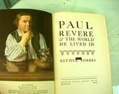 Paul Revere and the World He Lived In - Vintage First Edition