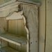 Handmade Shelf Towel Holder - Shabby Beach Cottage - French Country - Paris Apartment