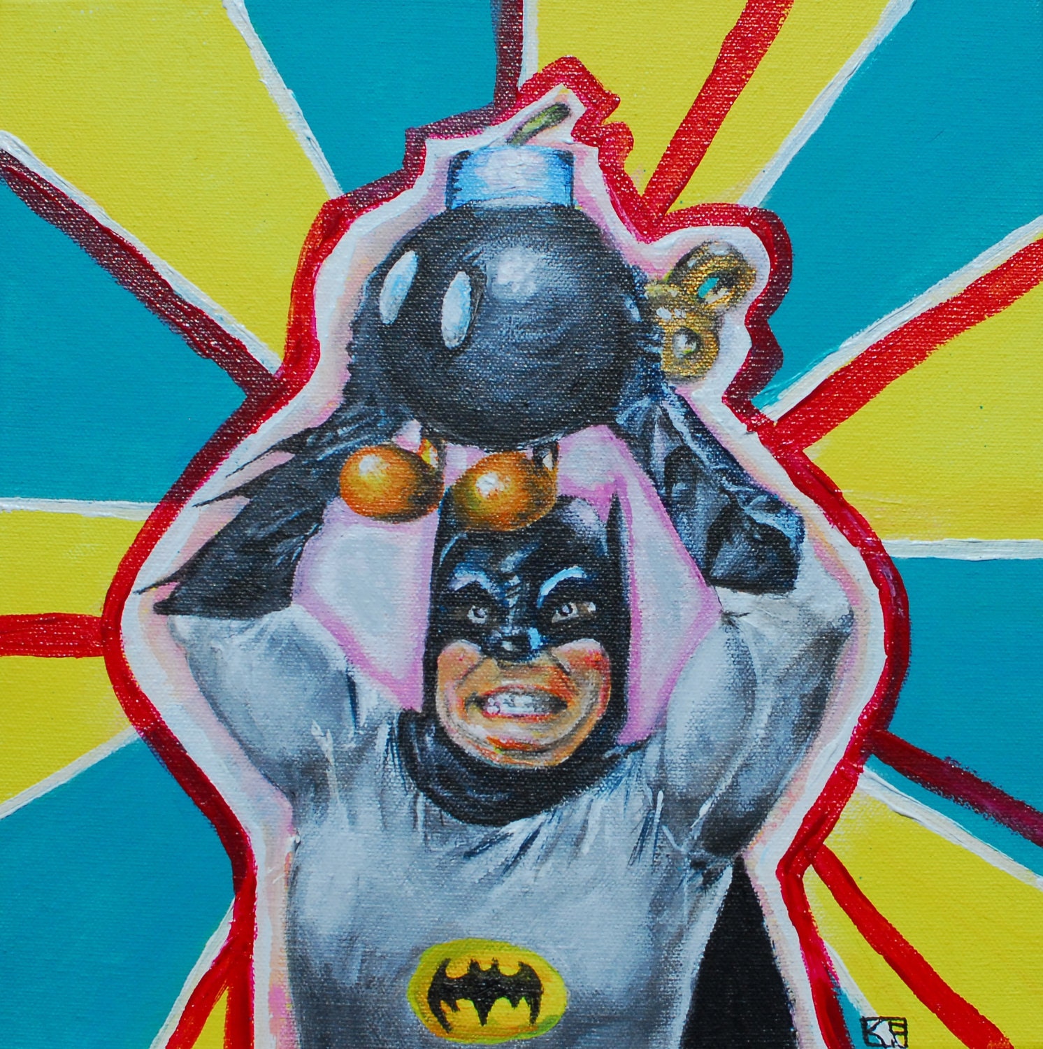 Custom SURPRISE Acrylic Painting Commission Original Artwork